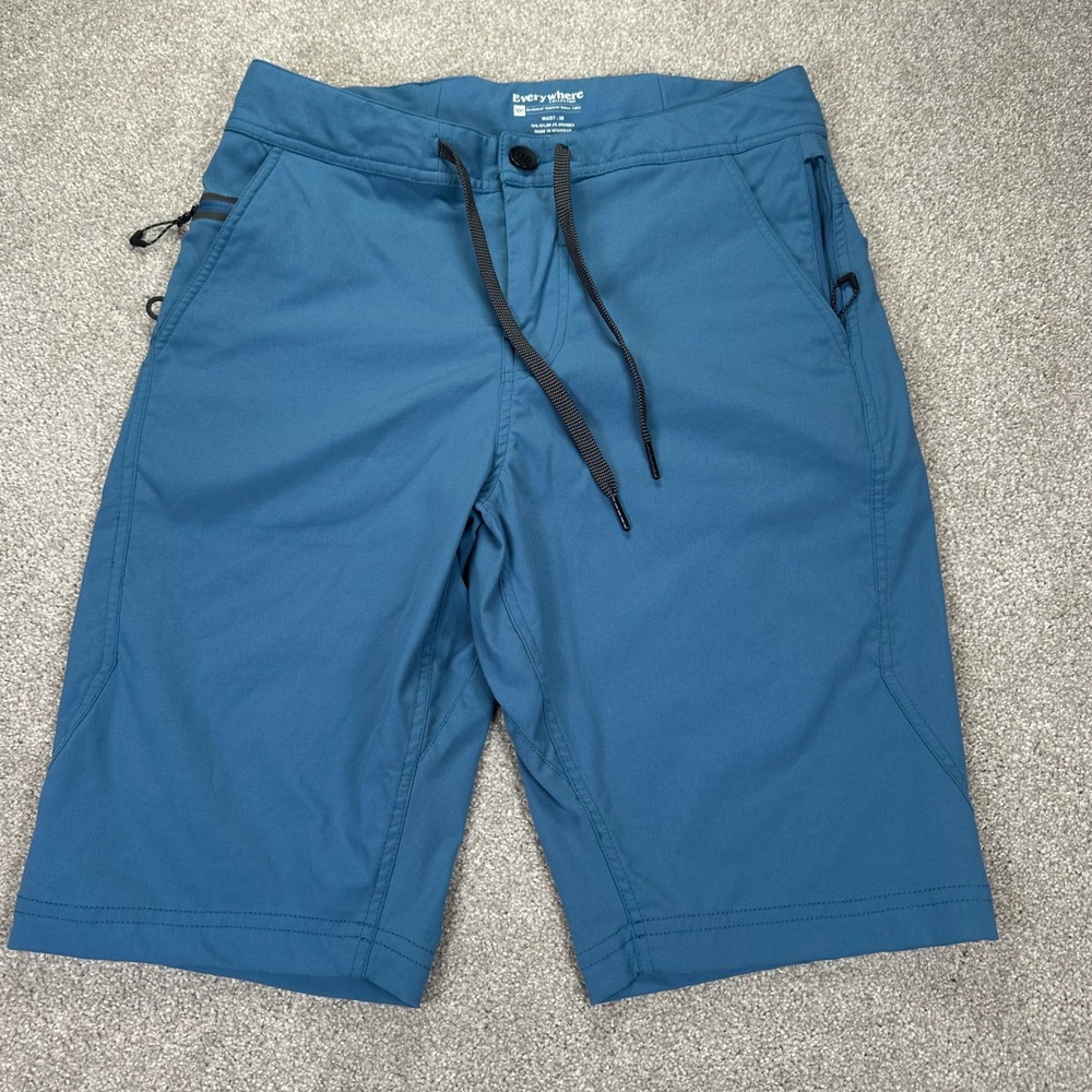 686 Mens 30 Everywhere Technical Shorts Blue Stretch Hiking Gorpcore Techwear